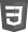 Logo du langage informatique CSS 3